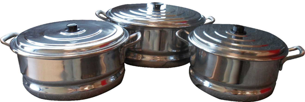 Imagen de Juego de Arroceras Mexiquense 26-30-34 C/ Base 3pzas