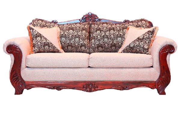 Imagen de Sofa Garbin beige/chocolate