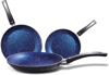 Imagen de Juego De Sartenes Delizia Venecia Zafiro 3 Piezas 3mm