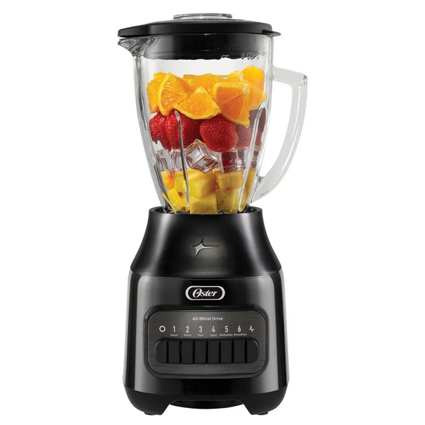 Imagen de Licuadora Oster Kitchen Center BLSTPEG-BPB-013  V/vidrio 6V NEGRO V/E.