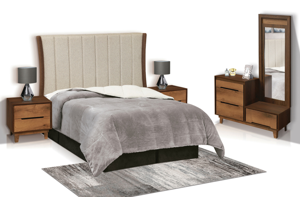 Recámaras - Saru King Size Roble Tabaco