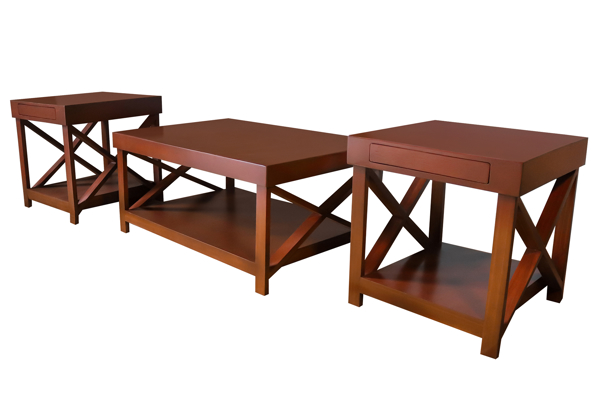 Imagen de Juego de mesas Marcela nogal