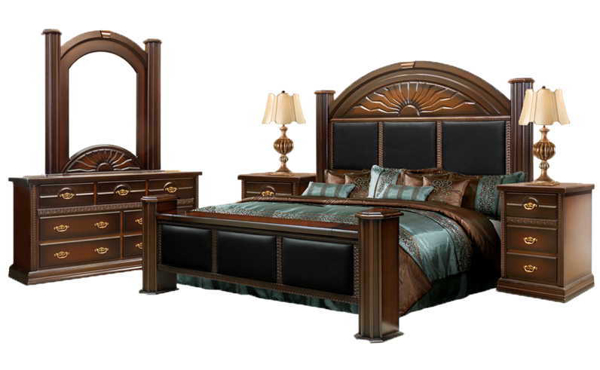 Recámaras - Cancún King Size Nogal