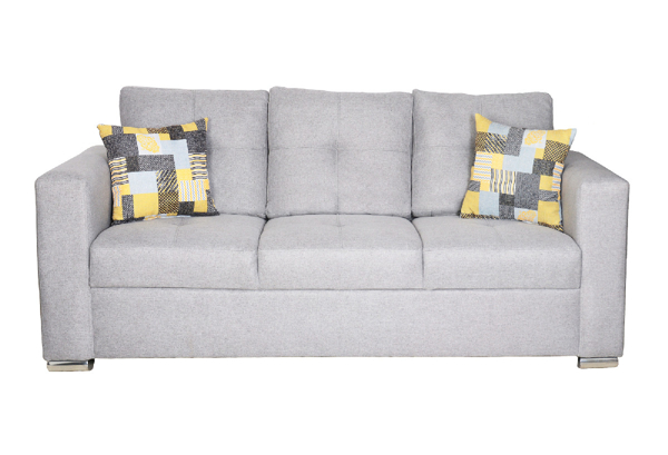 Imagen de Sofá Emma tejido gris