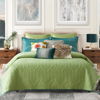 Imagen de Edredon LUNARE Matrimonial Doble Vista Verde-Verde Claro
