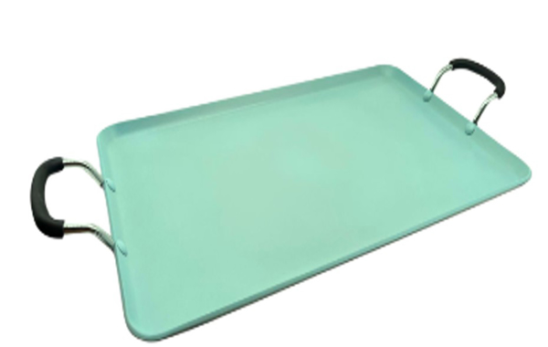 Imagen de Comal doble con Silicon Antiadherente JADE FDE0251 V/E.