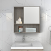 Imagen de Mueble para baño c/ espejo Marruecos gris