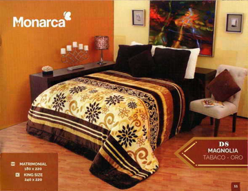 Imagen de Cobertor Magnolia Matrimonial Tabaco*