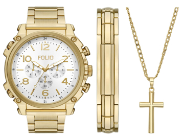 Imagen de Reloj Caballero    Folio Fmdfl6055 Dorado