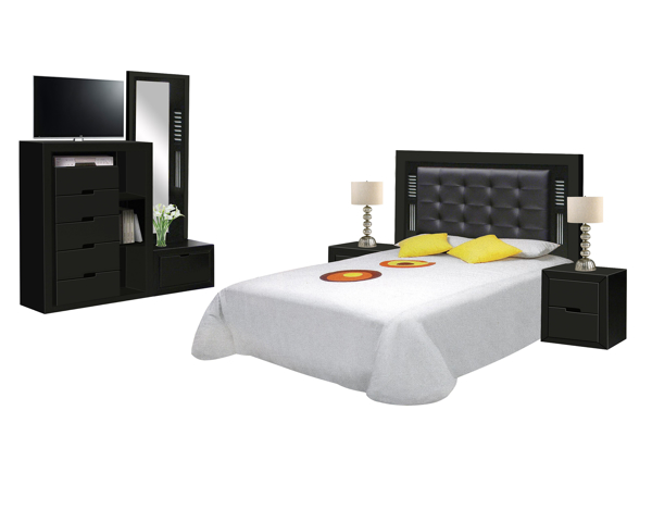 Imagen de Recamara Hadar King Size Chocolate *