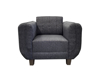 Imagen de Sillon Rosie gris oxford