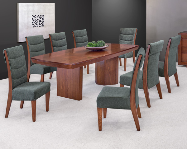 Imagen de Antecomedor Savoy 8 sillas tabaco