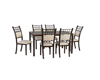 Imagen de Antecomedor tubular Andre 6 Sillas cobre