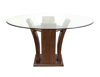 Imagen de Antecomedor Tulip redondo cristal 6 sillas