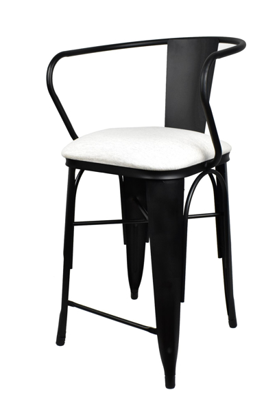 Imagen de Banco tubular Tony 24" atenea snow