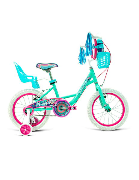 Imagen de Bicicleta Niño Mercurio300959  INFANTIL NUBY 16´´ MENTA 1V. V/E.