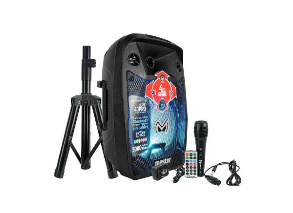 Imagen de Bocina Amplificada Master MA-15.1KB C7 TRIPIE Y MICROFONO 15"
