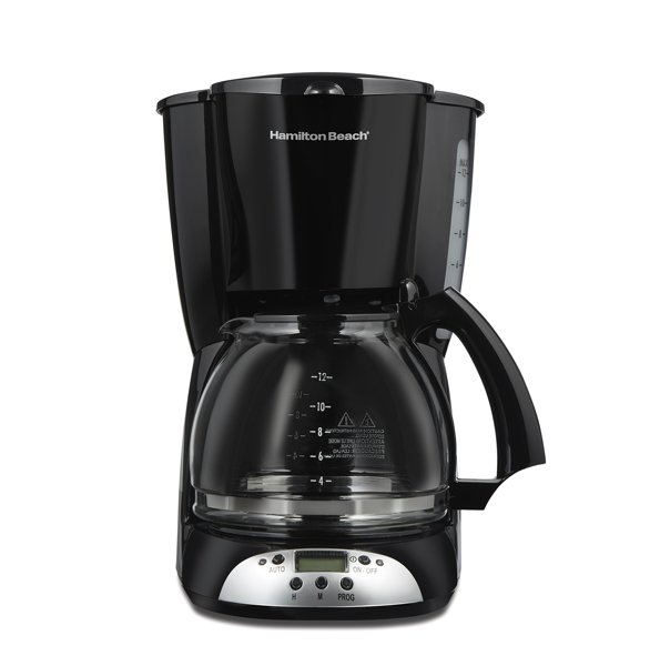 Imagen de Cafetera Hamilton Beach 12 Tazas Programable 49465/R/G Negro