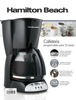Imagen de Cafetera Hamilton Beach 12 Tazas Programable 49465/R/G Negro